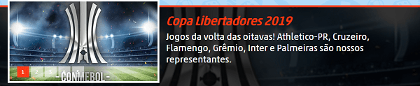 Apostas Copa Libertadores 2019