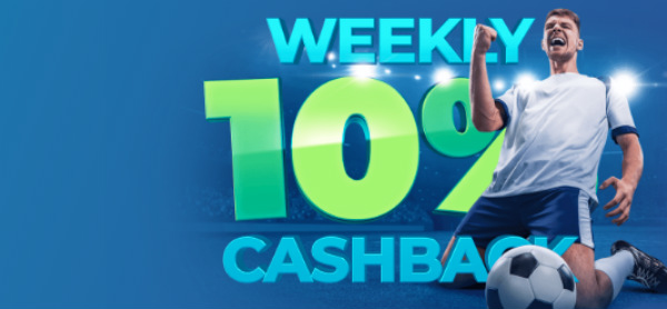 weekly 10% Cashback betmaster promo