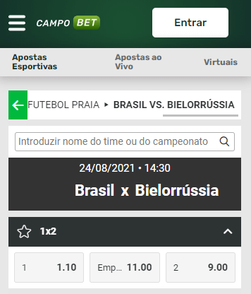 Aposte na Campobet em Brasil x Bielorrússia pela Copa do Mundo de Beach Soccer