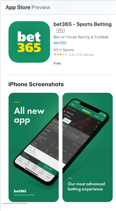 Bet365 app ios download
