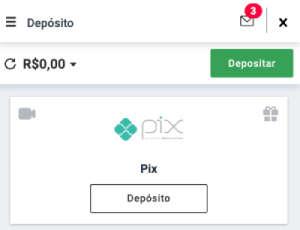 Pix Betano Depósito - Passo 1