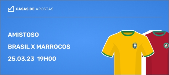 Brasil x Marrocos detalhes do amistoso do dia 25/03/2023