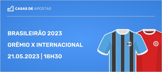 Palpites de apostas Gremio x Inter Campeonato Brasileiro 2023