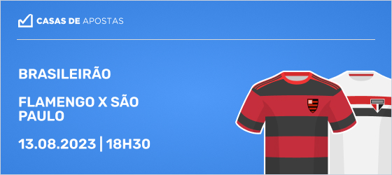 Flamengo x São Paulo Palpites dia 13/08/2023