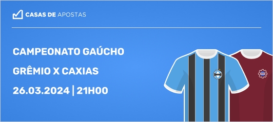 Palpites Grêmio x Caxias 26.03